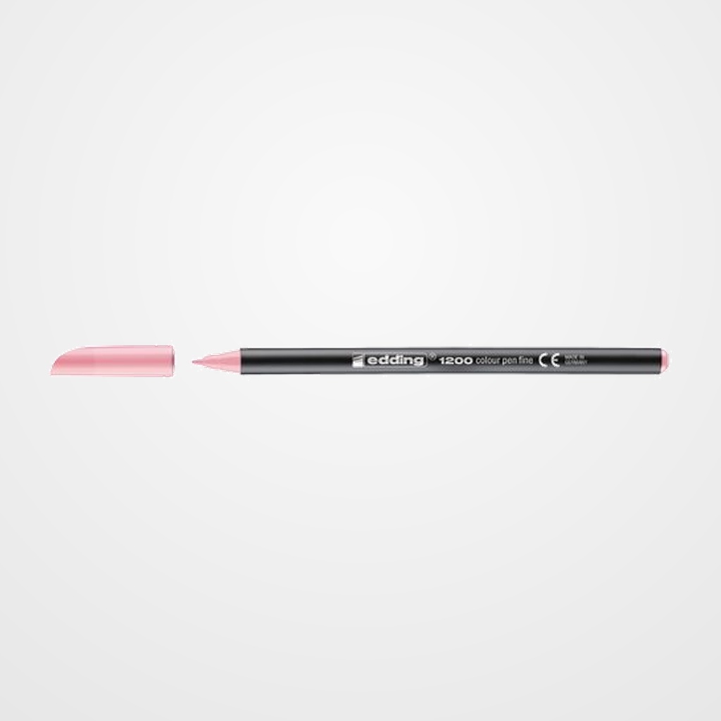 ROTULADOR FIBRA EDDING 1200  PASTEL CEREZO