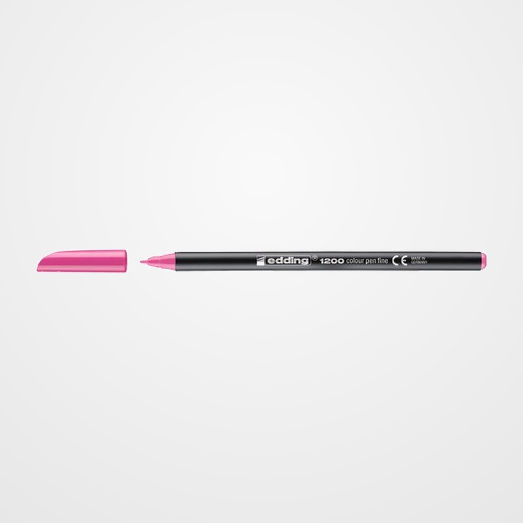 ROTULADOR FIBRA EDDING 1200  ROSA
