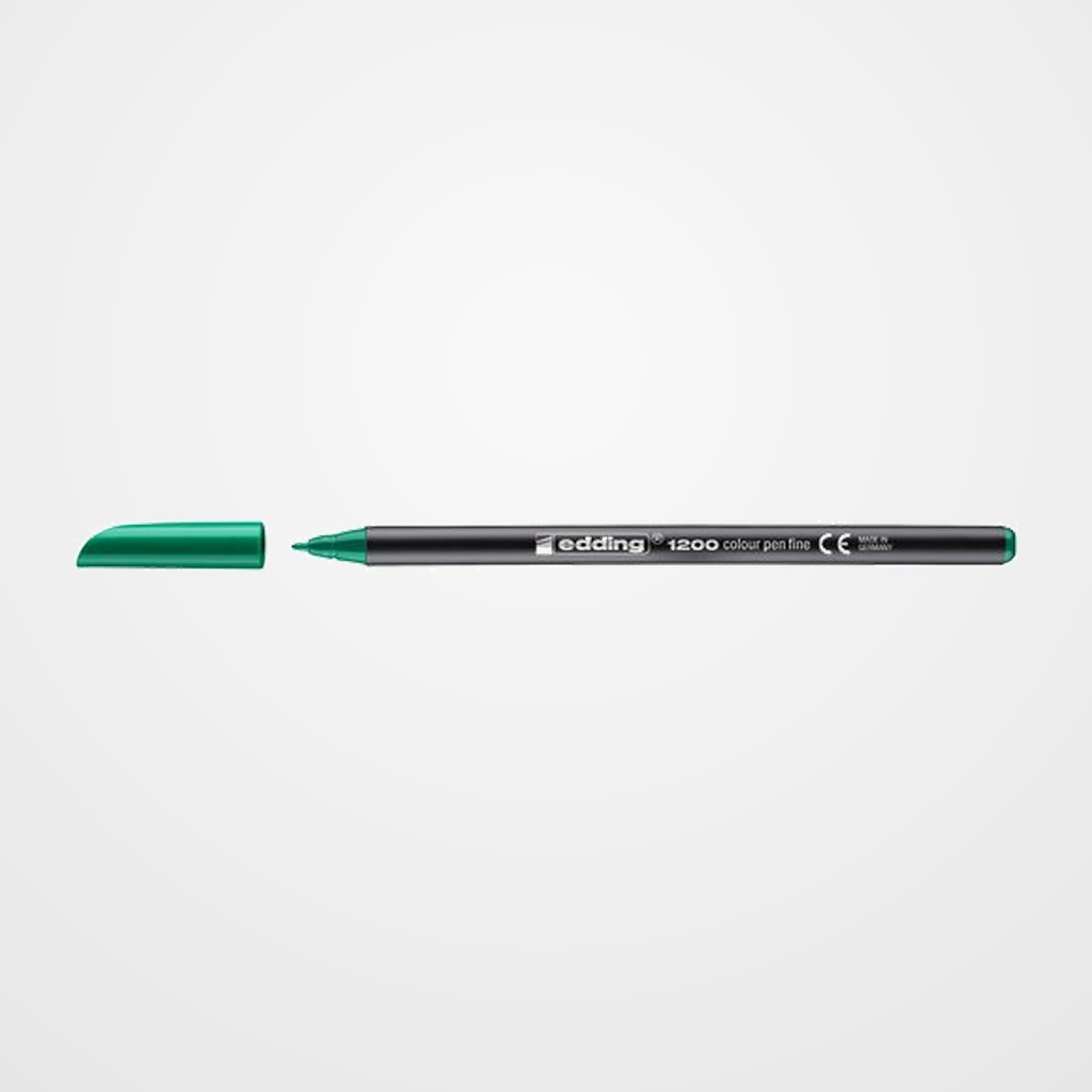 ROTULADOR FIBRA EDDING 1200  VERDE