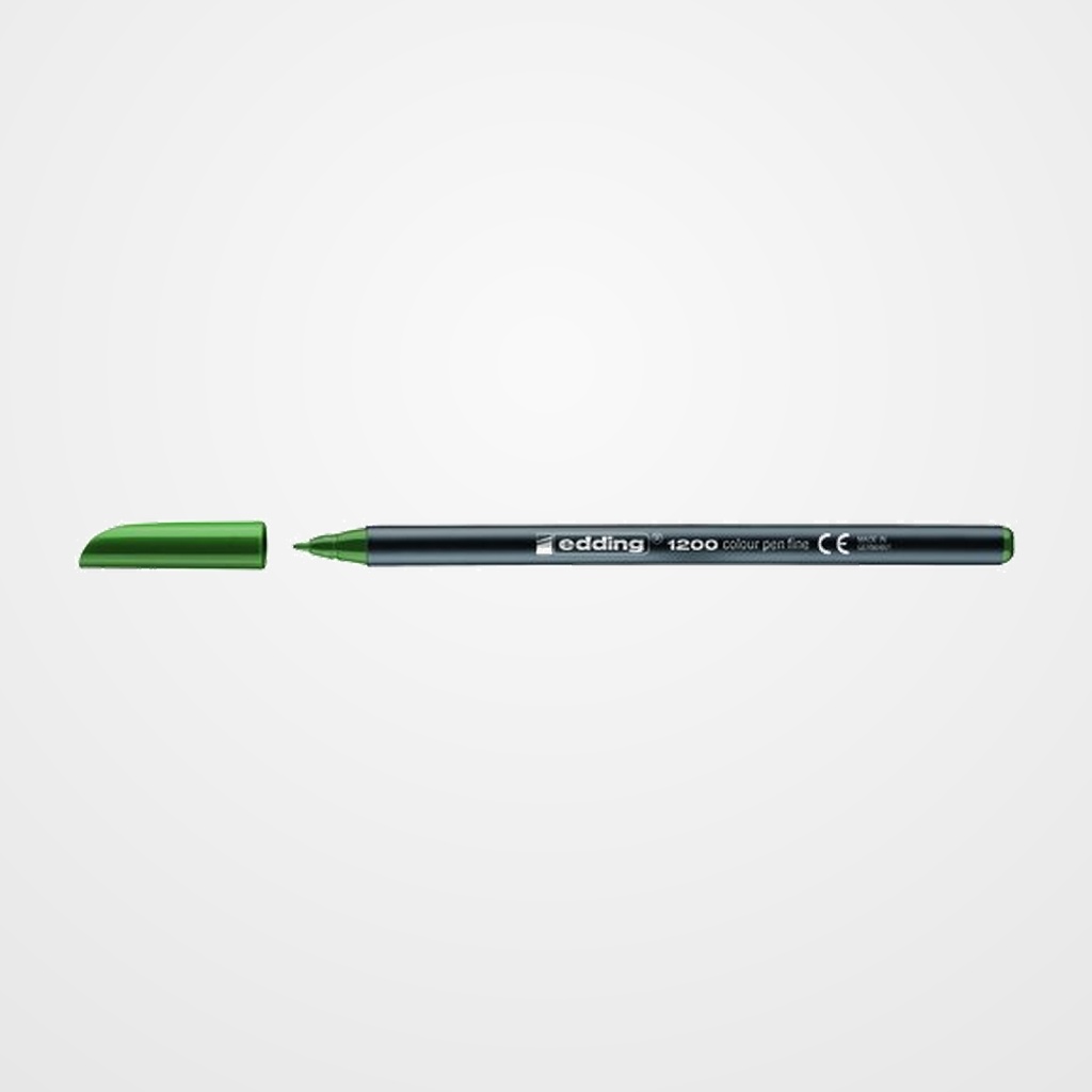 ROTULADOR FIBRA EDDING 1200  VERDE OLIVA