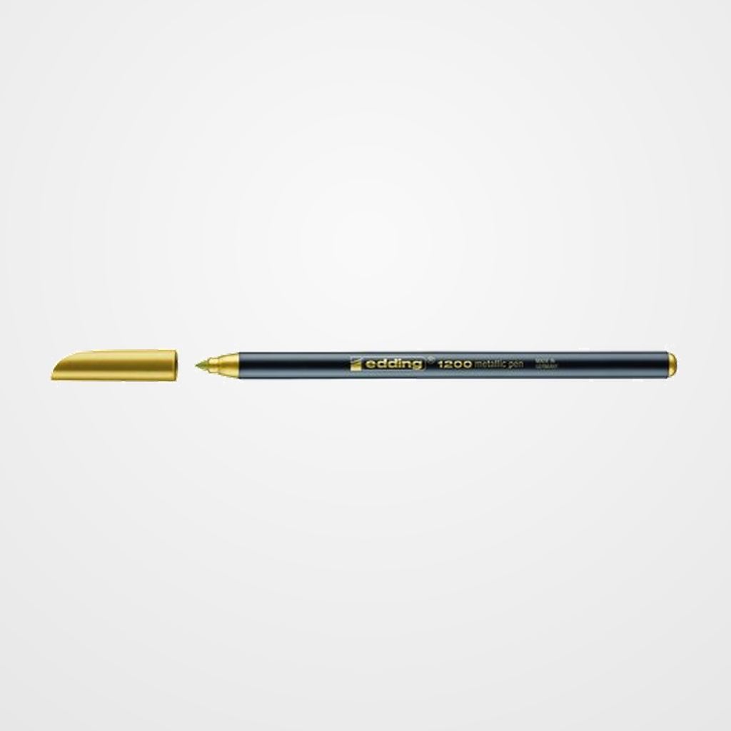 ROTULADOR FIBRA EDDING 1200-METALLIC  ORO
