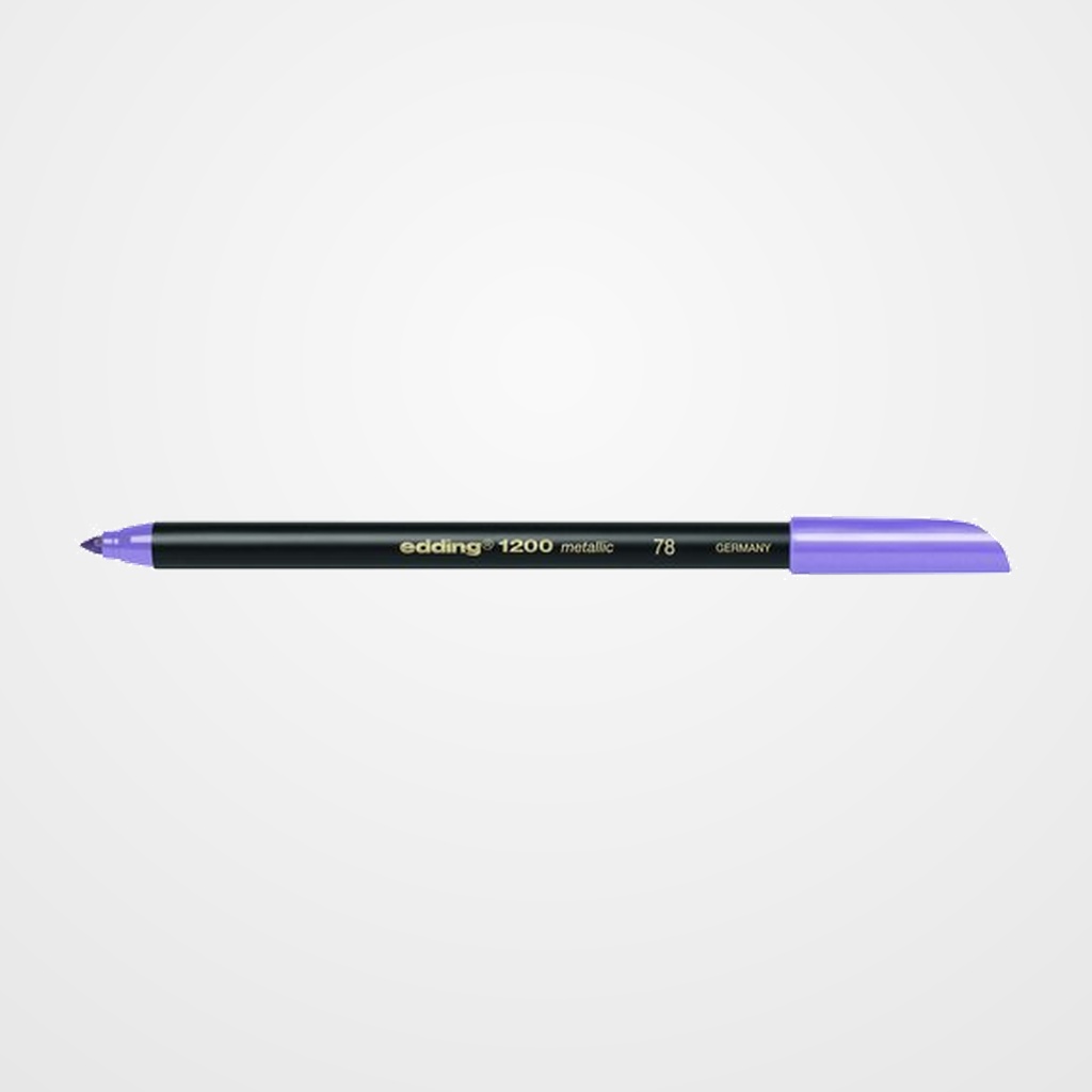 ROTULADOR FIBRA EDDING 1200-METALLIC  VIOLETA