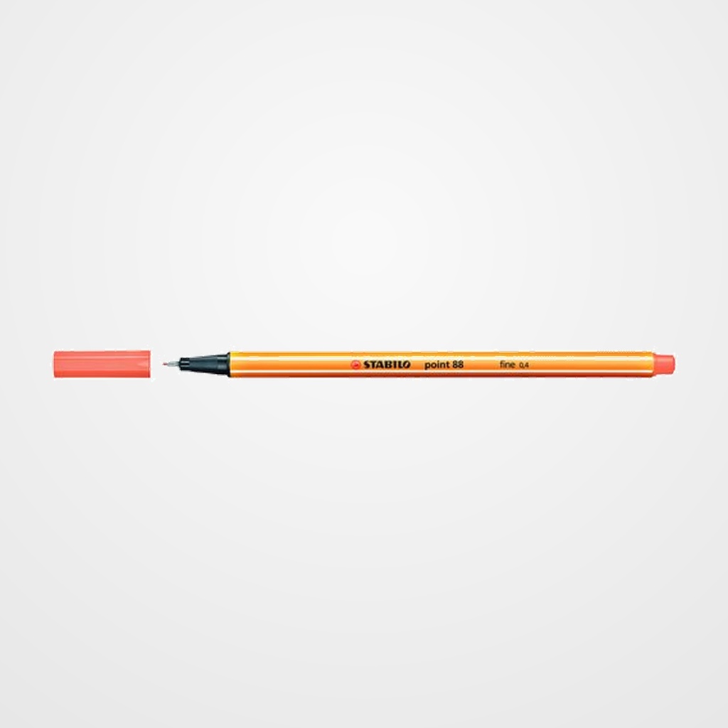 ROTULADOR FIBRA STABILO POINT 88  ALBARICOQUE