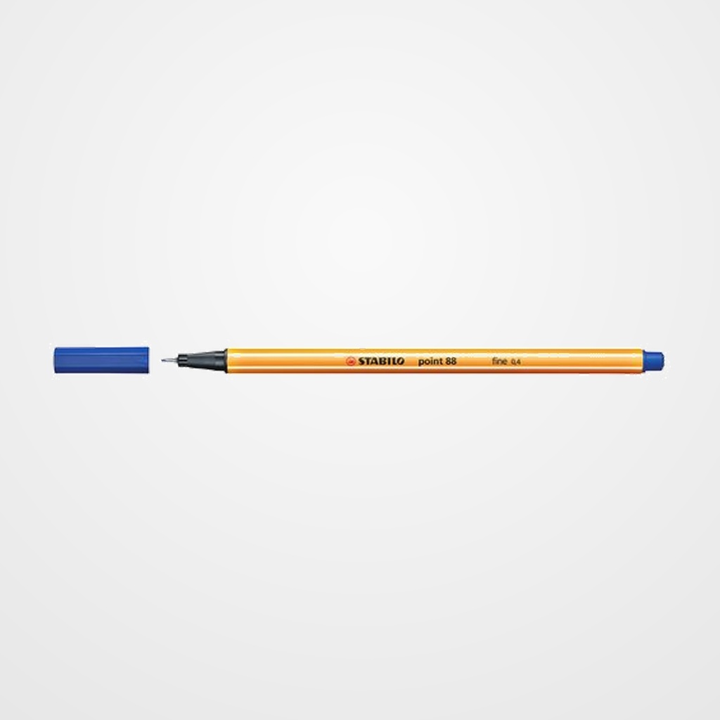 ROTULADOR FIBRA STABILO POINT 88  AZUL