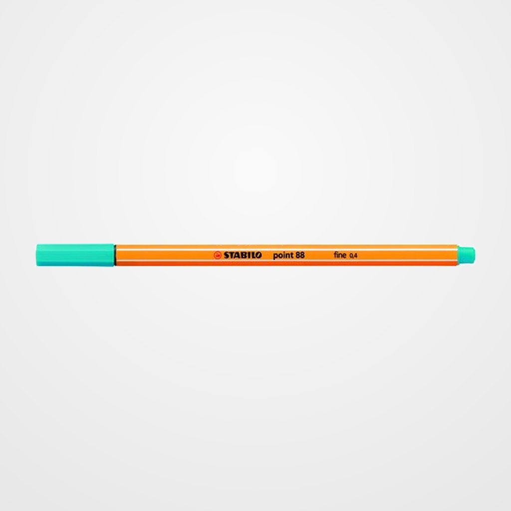 ROTULADOR FIBRA STABILO POINT 88  AZUL CLARO