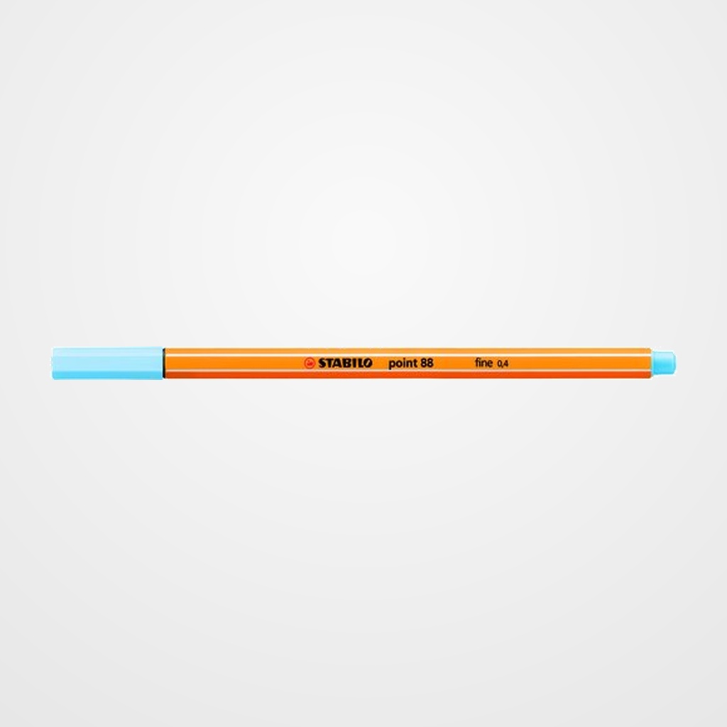 ROTULADOR FIBRA STABILO POINT 88  AZUL HIELO