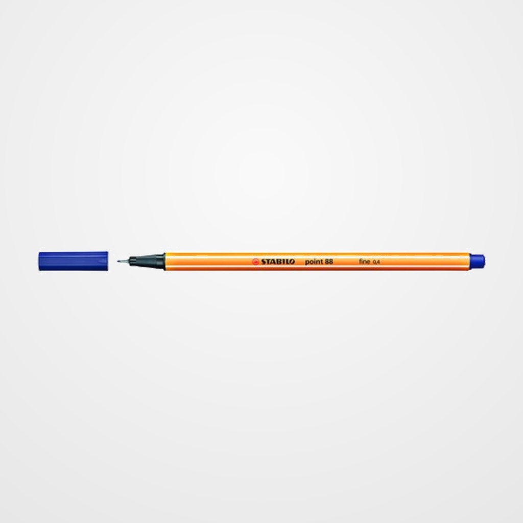 ROTULADOR FIBRA STABILO POINT 88  AZUL NOCHE