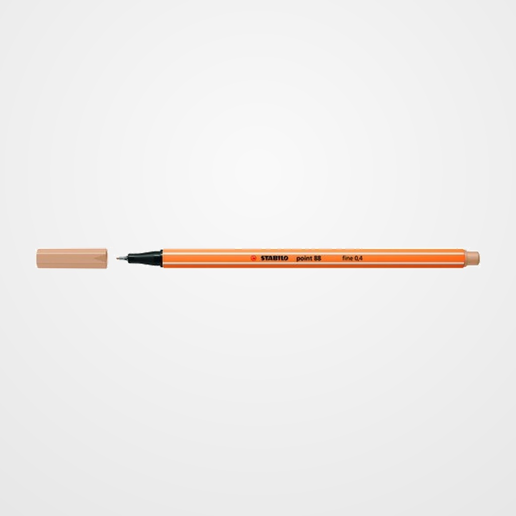 ROTULADOR FIBRA STABILO POINT 88  BEIGE