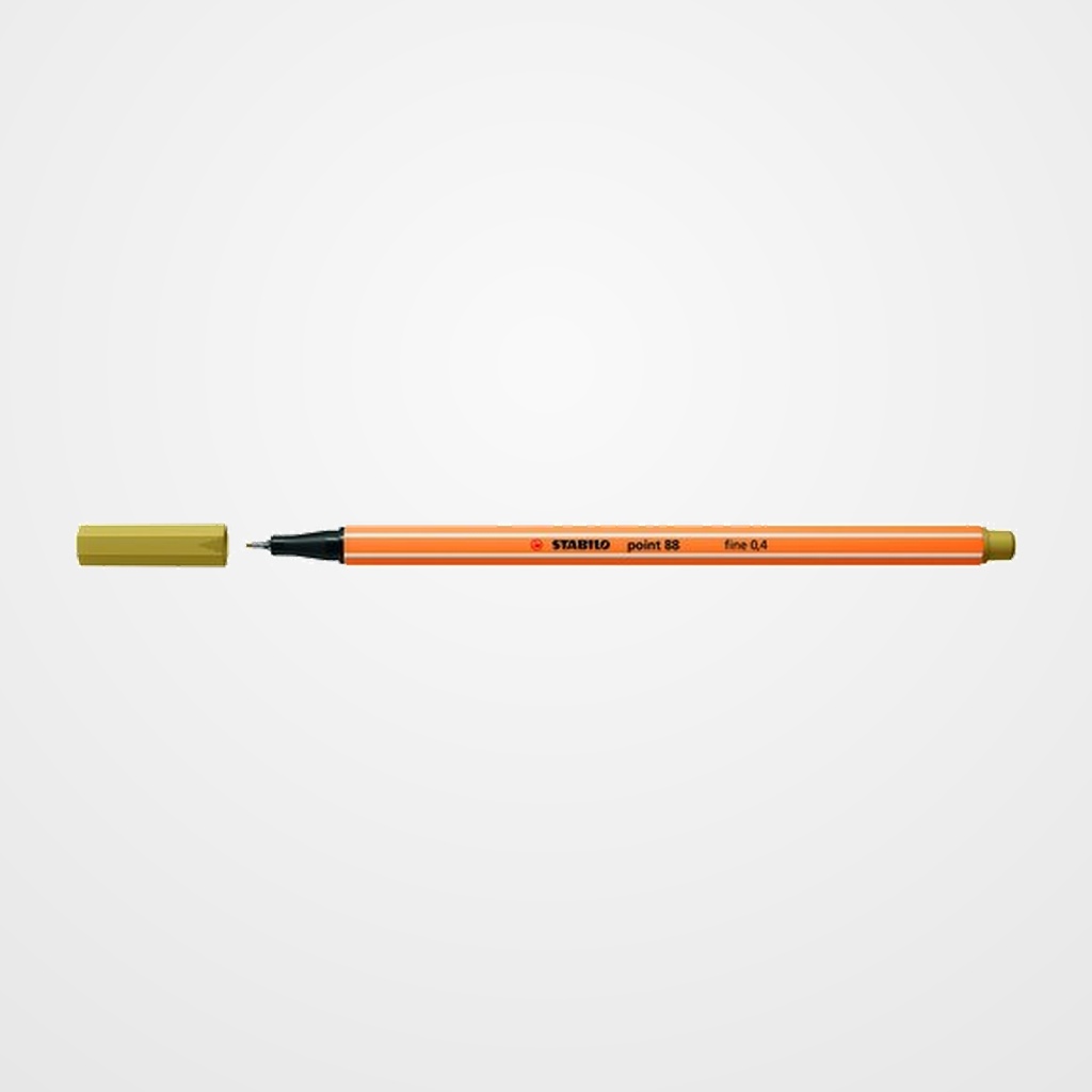 ROTULADOR FIBRA STABILO POINT 88  CAQUI
