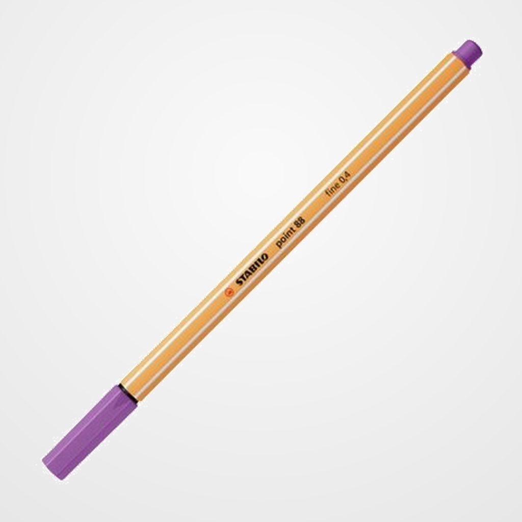 ROTULADOR FIBRA STABILO POINT 88  CIRUELA