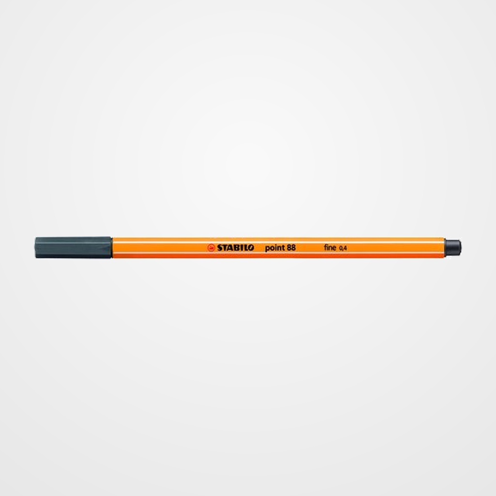 ROTULADOR FIBRA STABILO POINT 88  GRIS INTENSO
