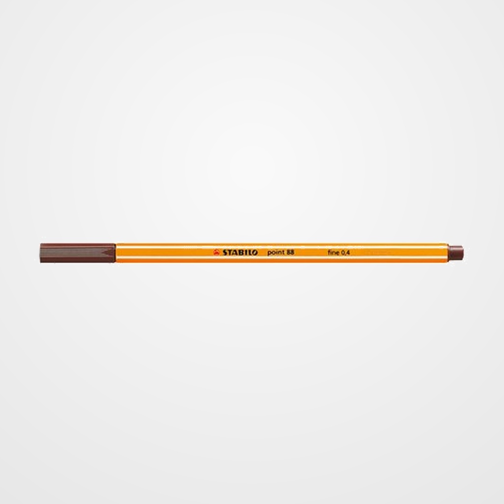 ROTULADOR FIBRA STABILO POINT 88  MARRON