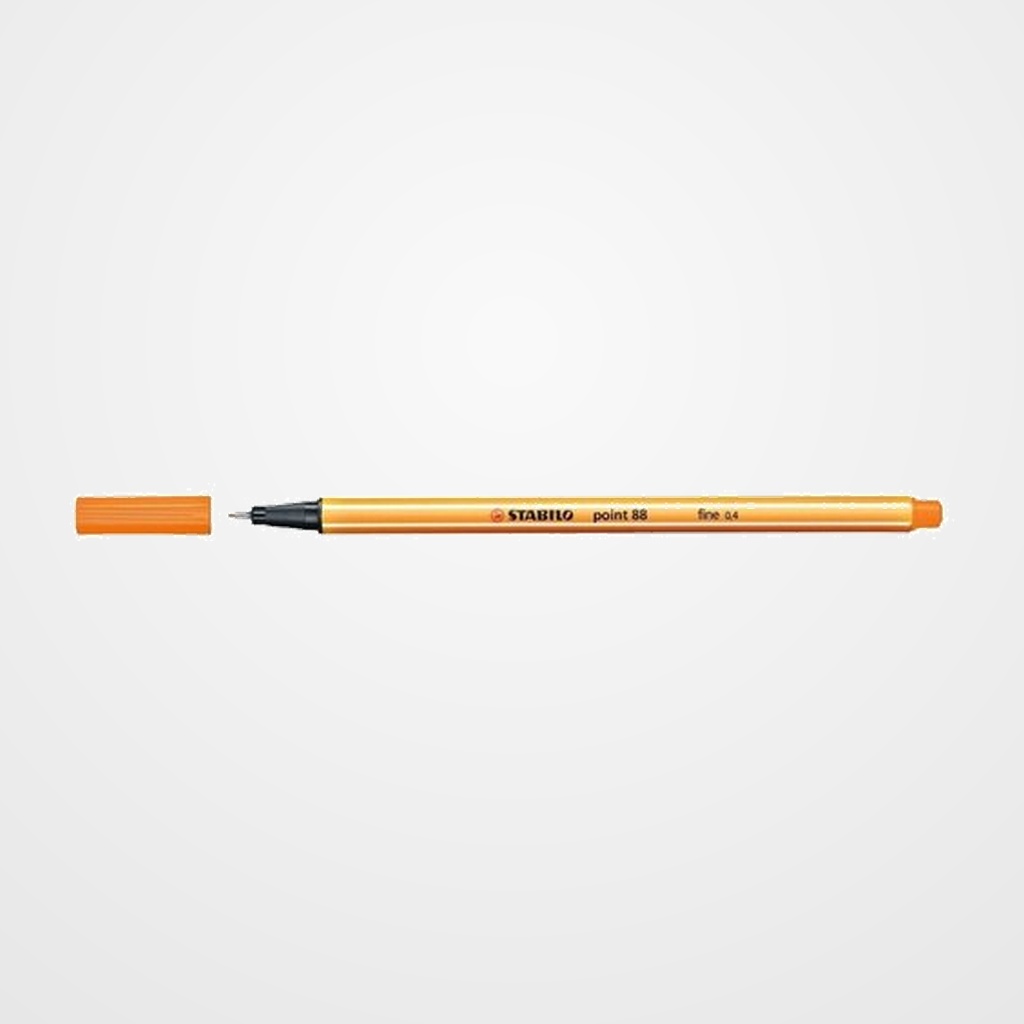 ROTULADOR FIBRA STABILO POINT 88  NARANJA