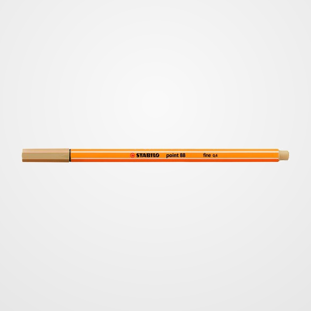 ROTULADOR FIBRA STABILO POINT 88  OCRE CLARO
