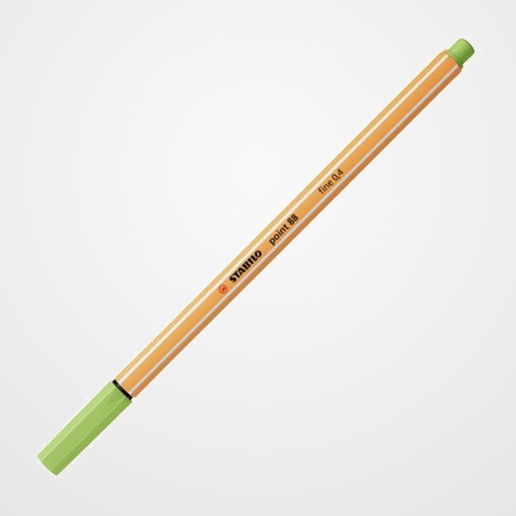 ROTULADOR FIBRA STABILO POINT 88  PISTACHO