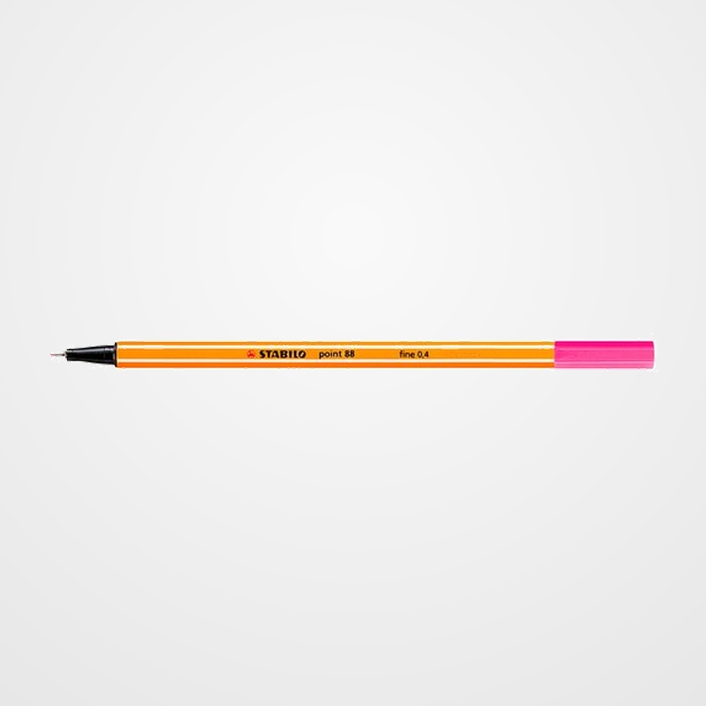 ROTULADOR FIBRA STABILO POINT 88  ROSA