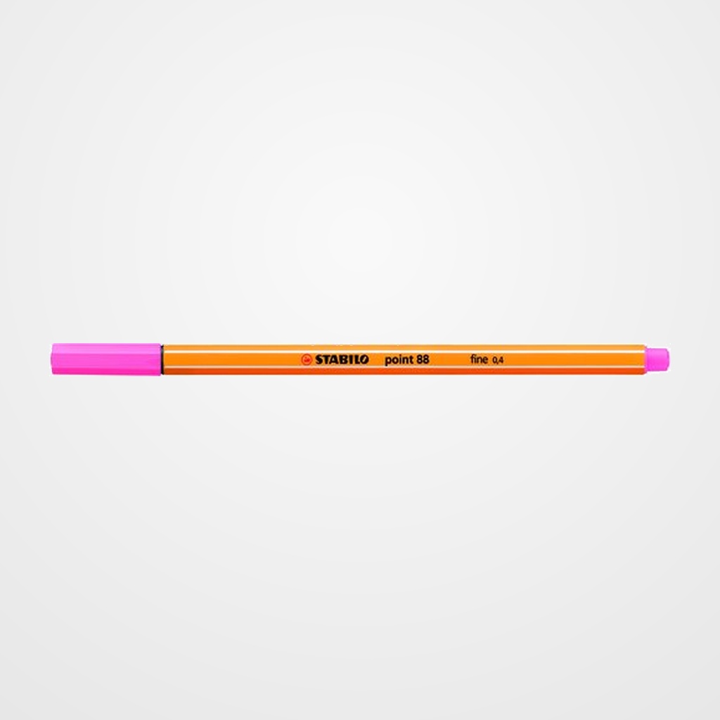 ROTULADOR FIBRA STABILO POINT 88  ROSA CLARO