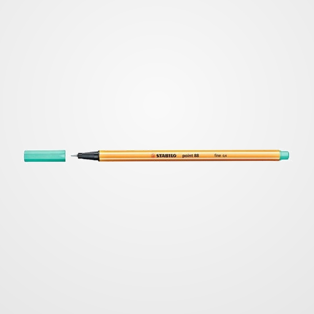 ROTULADOR FIBRA STABILO POINT 88  VERDE HIELO