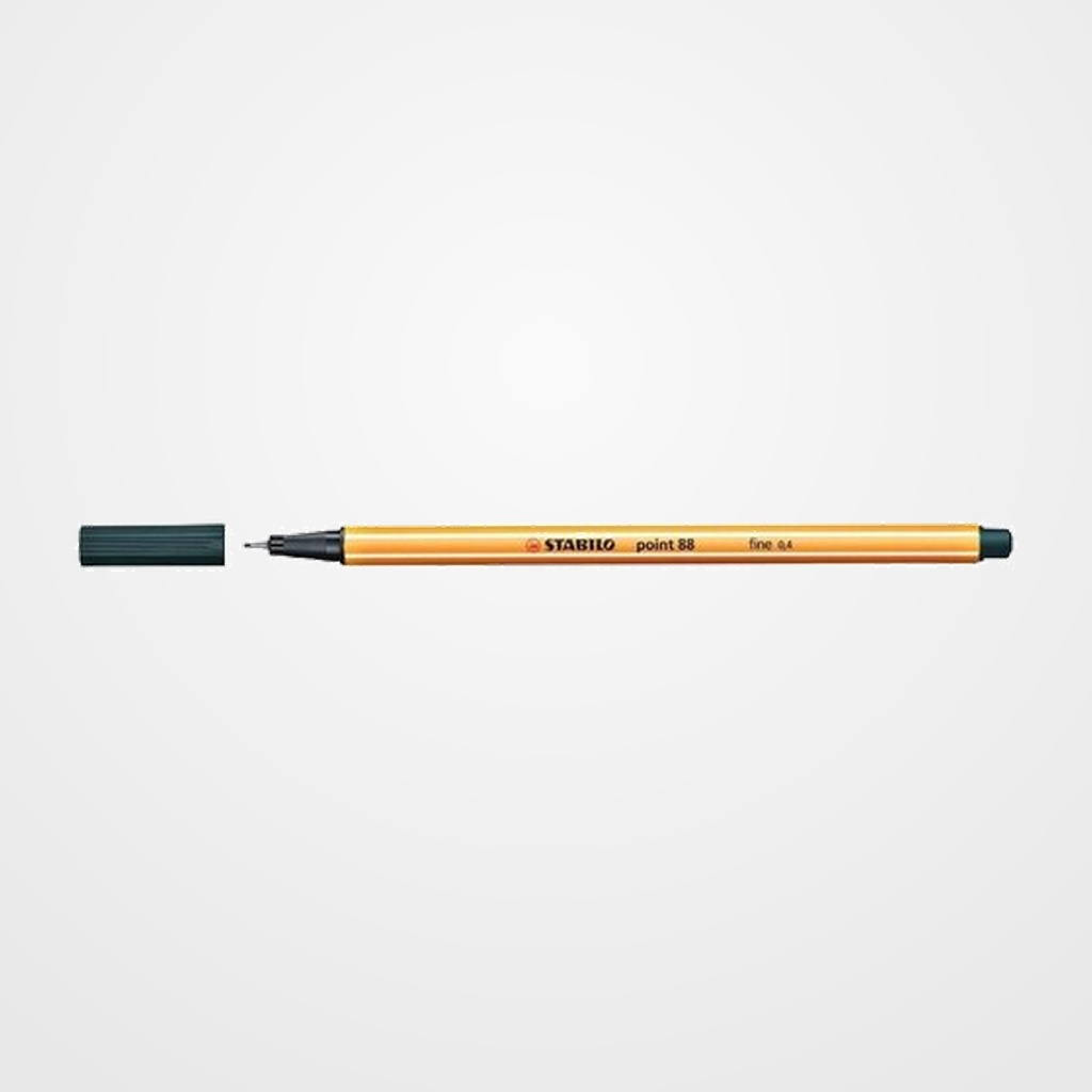 ROTULADOR FIBRA STABILO POINT 88  VERDE OLIVA