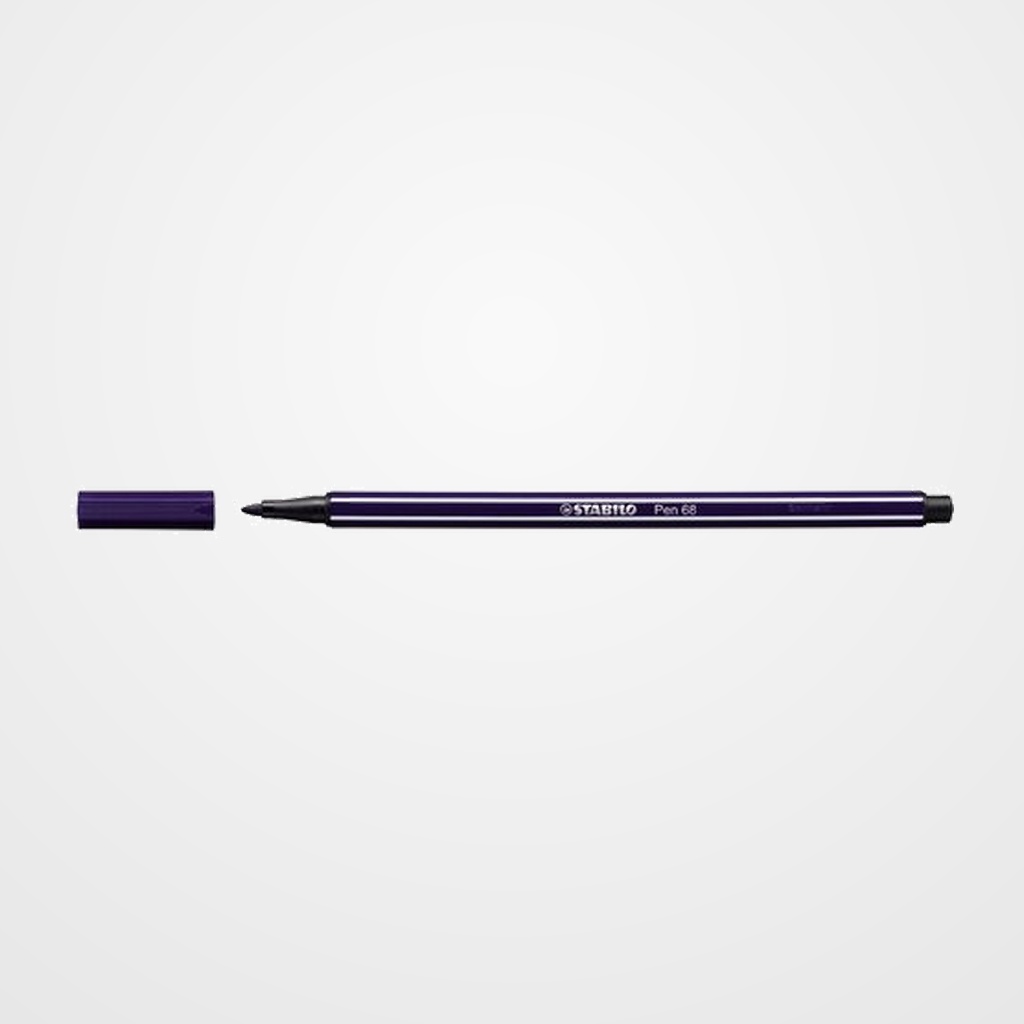 ROTULADOR FIBRA STABILO PEN 68  AZUL de PRUSIA