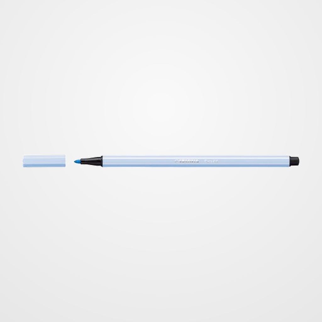 ROTULADOR FIBRA STABILO PEN 68  AZUL HIELO