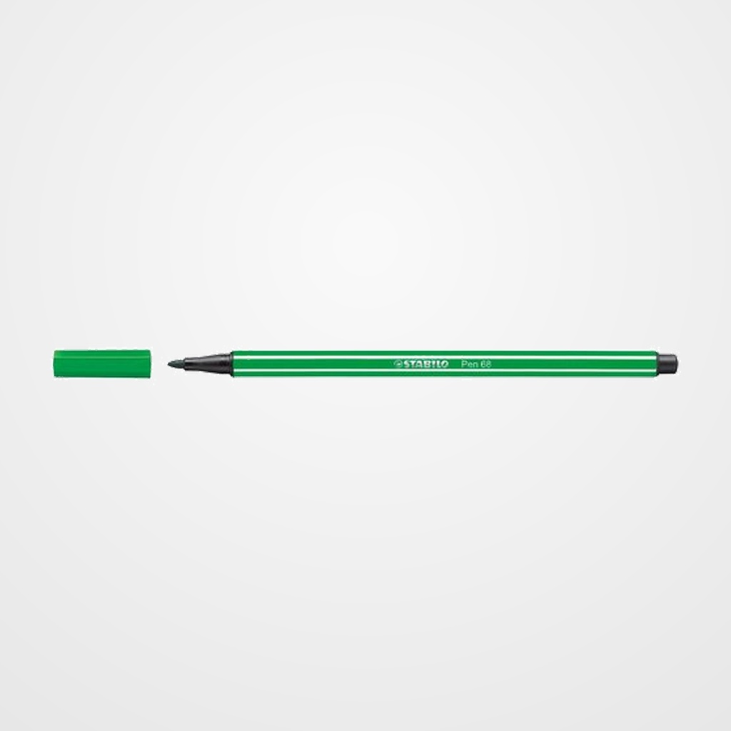 ROTULADOR FIBRA STABILO PEN 68  ESMERALDA CLARO