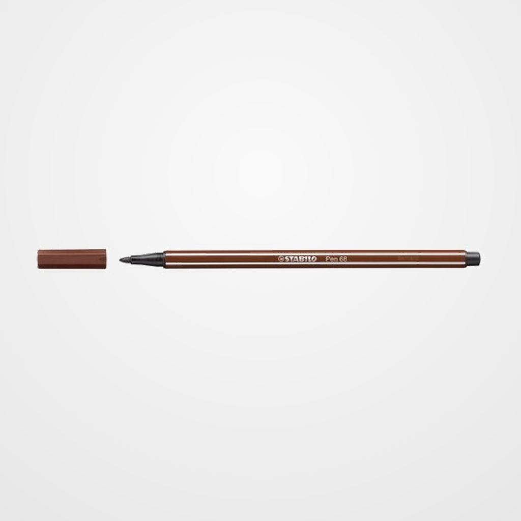 ROTULADOR FIBRA STABILO PEN 68  MARRON VAN DYKE
