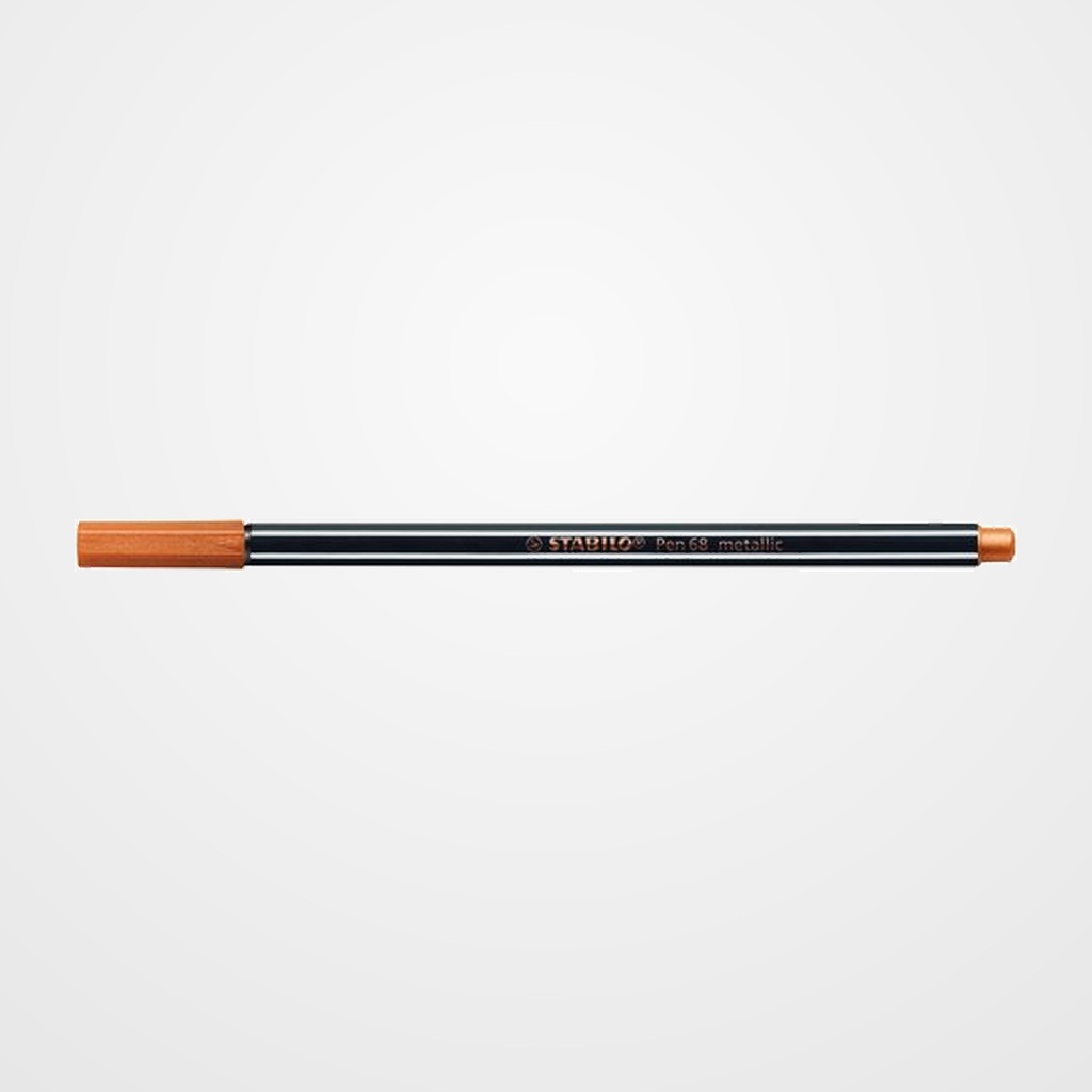ROTULADOR FIBRA STABILO PEN 68  METALLIC COBRE