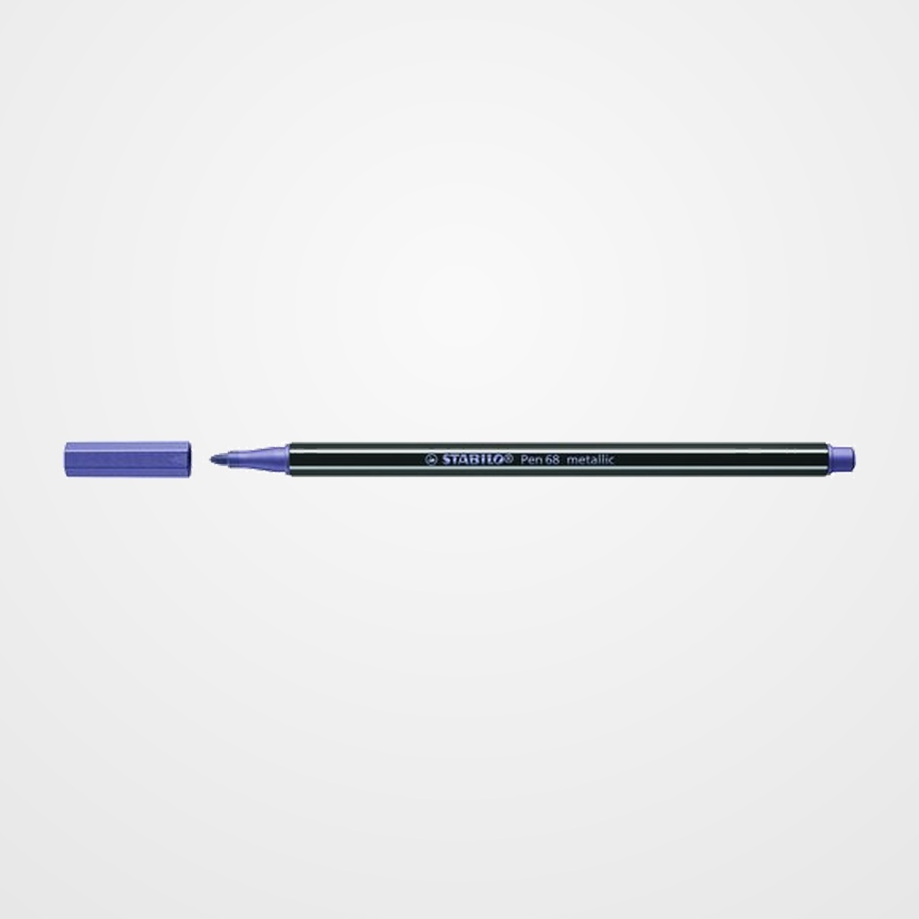 ROTULADOR FIBRA STABILO PEN 68  METALLIC LILA