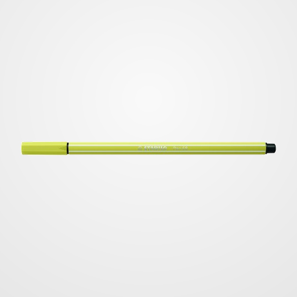 ROTULADOR FIBRA STABILO PEN 68  MOSTAZA