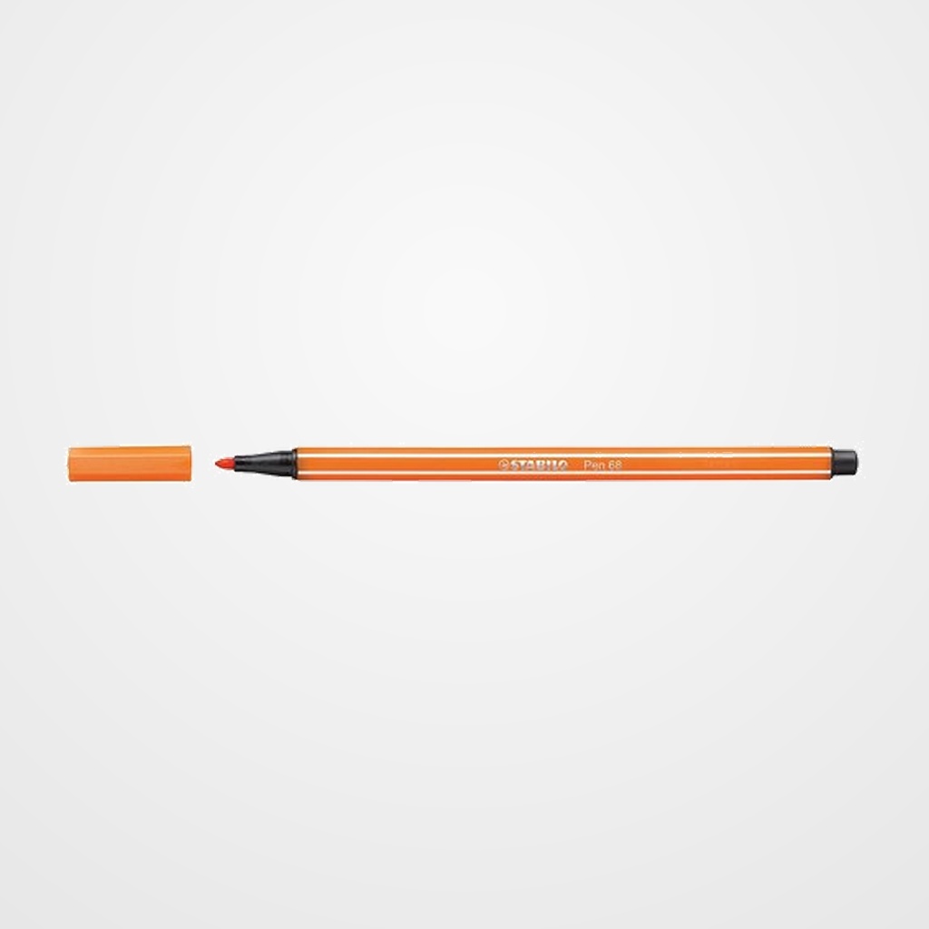 ROTULADOR FIBRA STABILO PEN 68  NARANJA