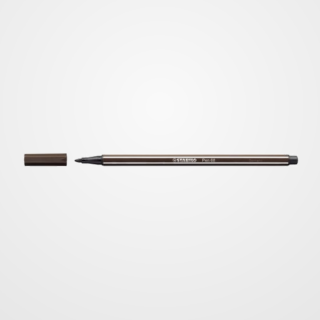 ROTULADOR FIBRA STABILO PEN 68  OCRE