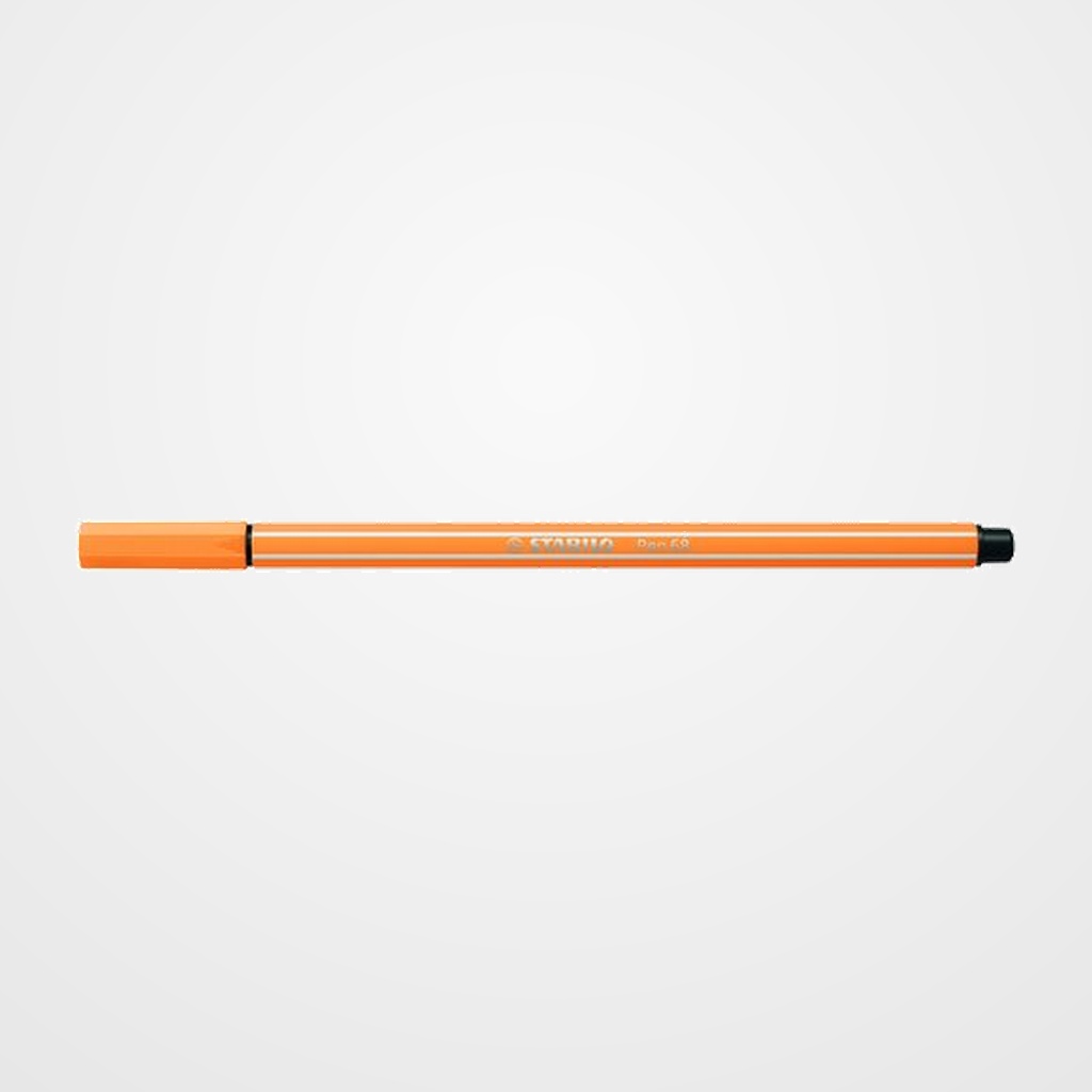 ROTULADOR FIBRA STABILO PEN 68  PAPAYA