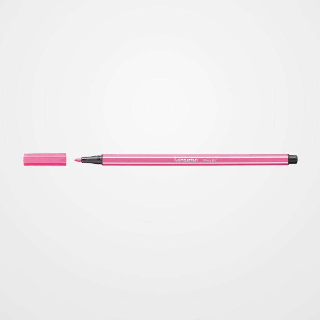 ROTULADOR FIBRA STABILO PEN 68  ROSA