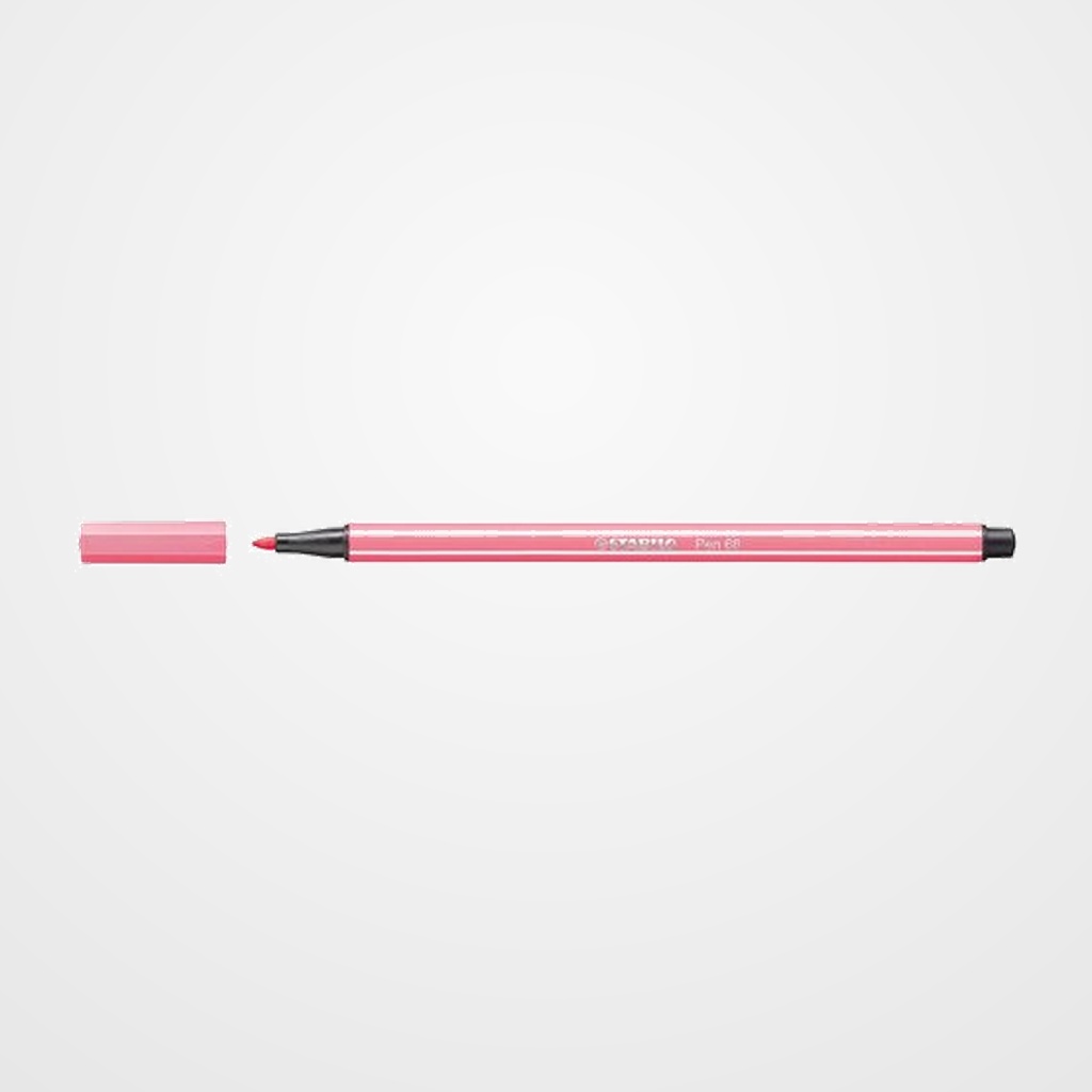ROTULADOR FIBRA STABILO PEN 68  ROSA CLARO