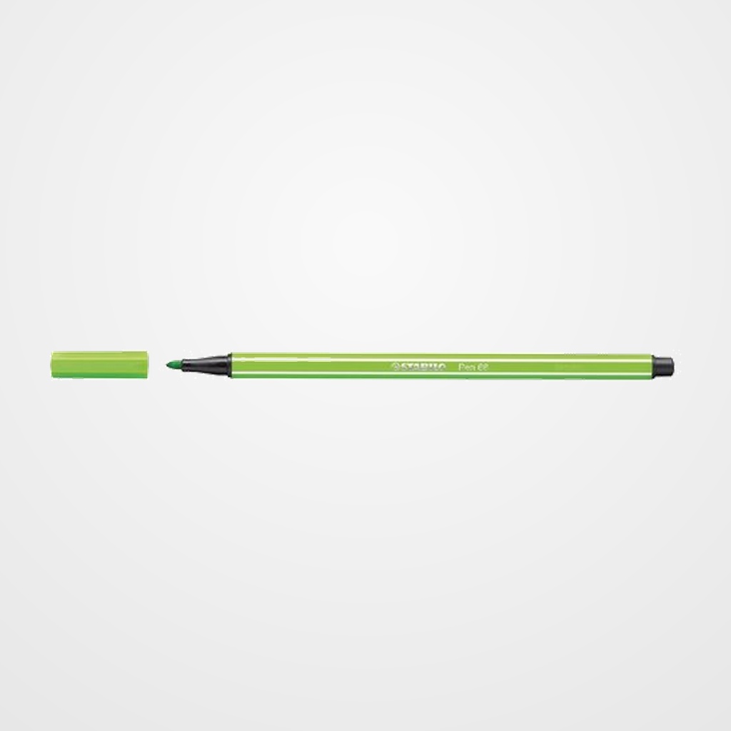 ROTULADOR FIBRA STABILO PEN 68  VERDE CLARO