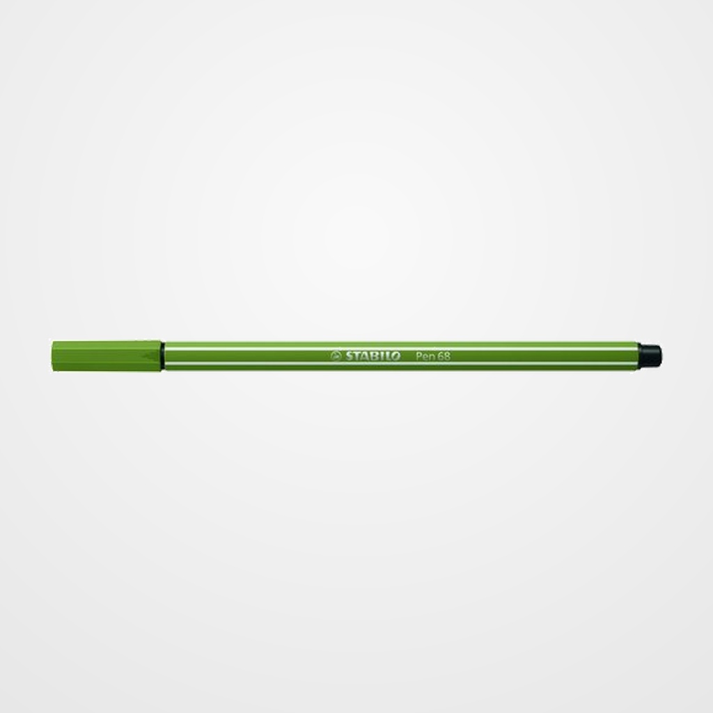 ROTULADOR FIBRA STABILO PEN 68  VERDE MUSGO