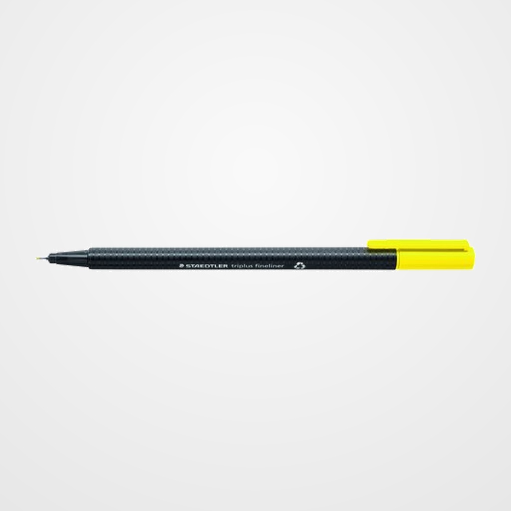 ROTULADOR FIBRA STAEDTLER  334 TRIPLUS FINELINER   AMARILLO