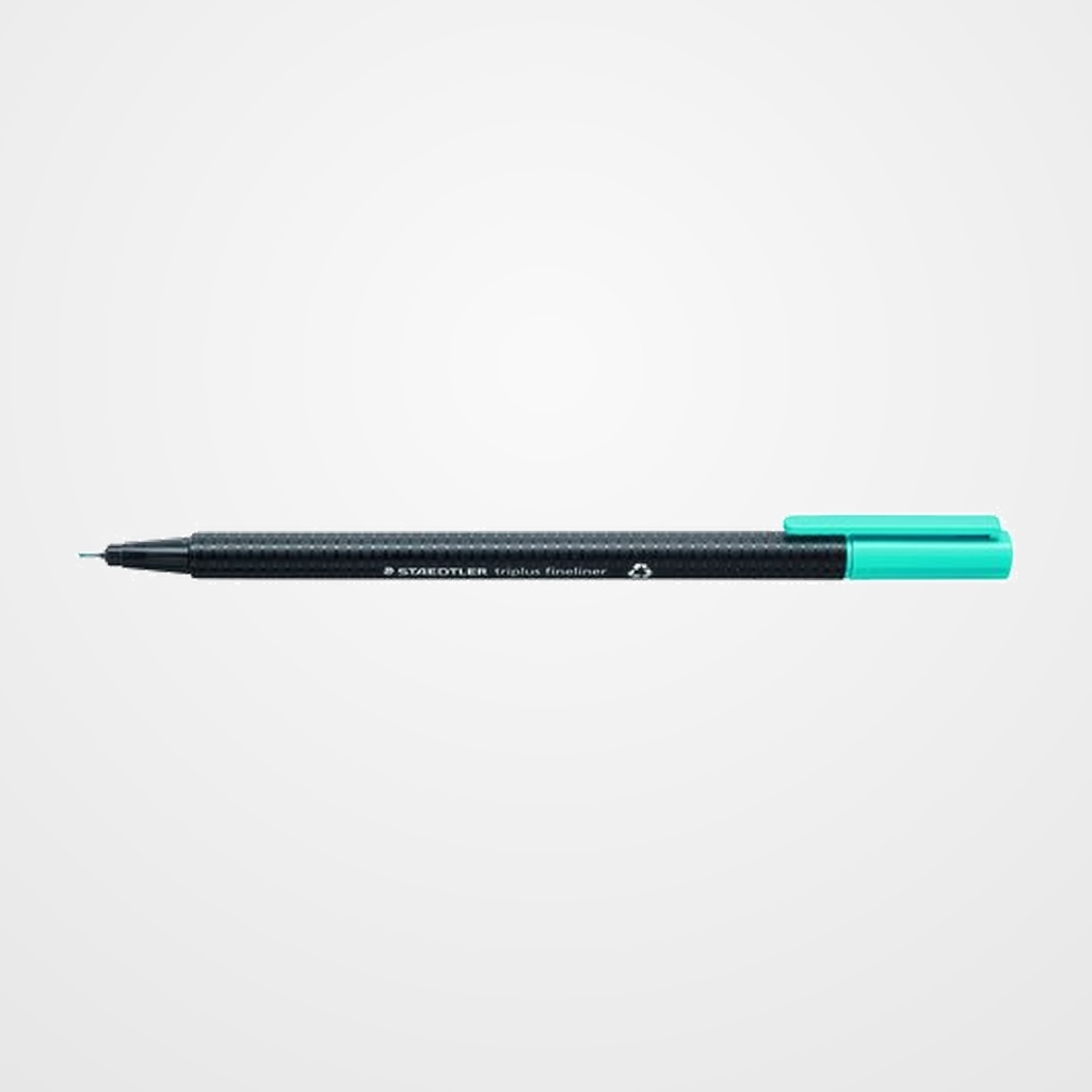 ROTULADOR FIBRA STAEDTLER  334 TRIPLUS FINELINER   AZUL AQUA