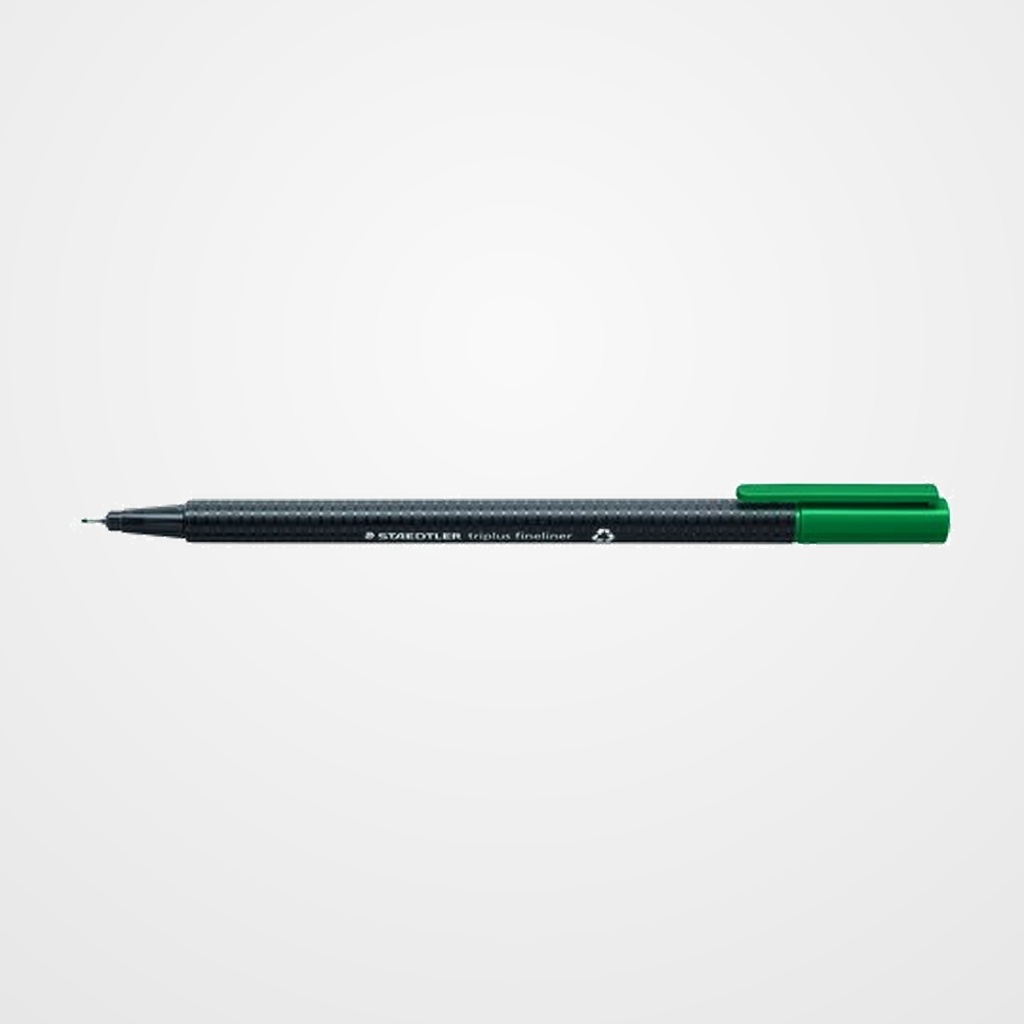ROTULADOR FIBRA STAEDTLER  334 TRIPLUS FINELINER   AZUL VERDE MAR