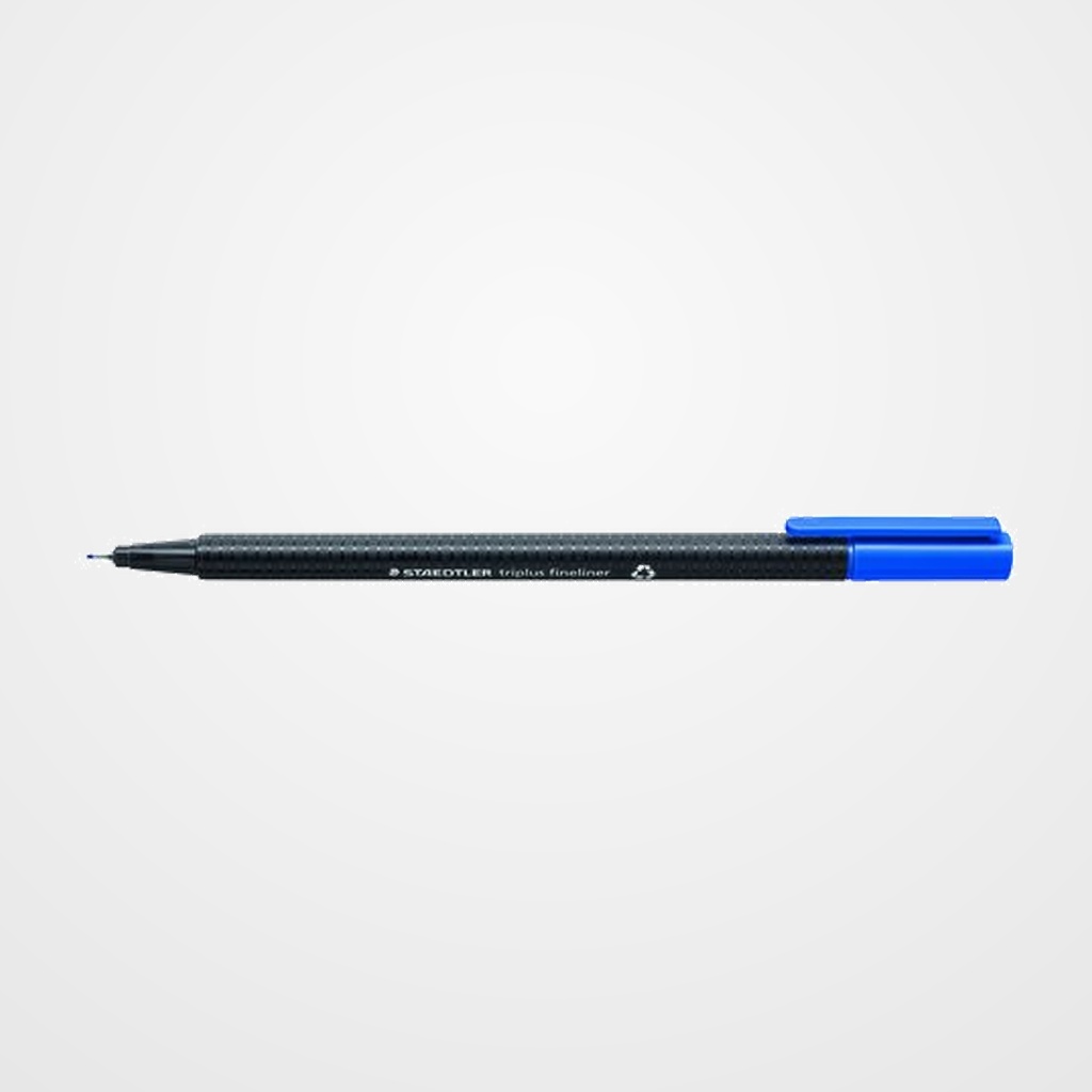 ROTULADOR FIBRA STAEDTLER  334 TRIPLUS FINELINER   CIAN