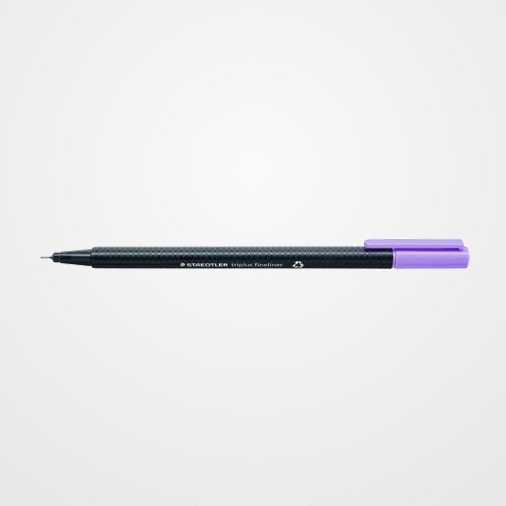 ROTULADOR FIBRA STAEDTLER  334 TRIPLUS FINELINER   LAVANDA