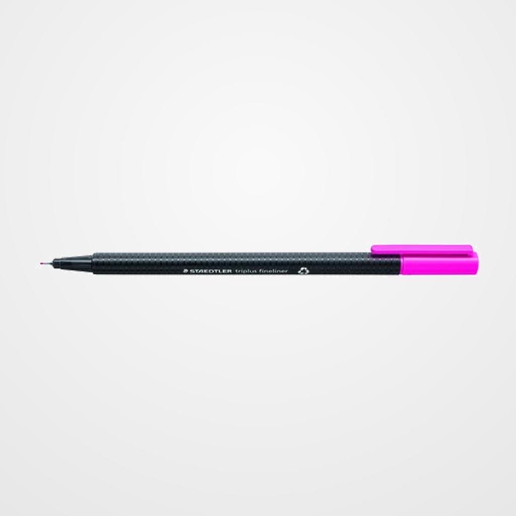 ROTULADOR FIBRA STAEDTLER  334 TRIPLUS FINELINER   MAGENTA