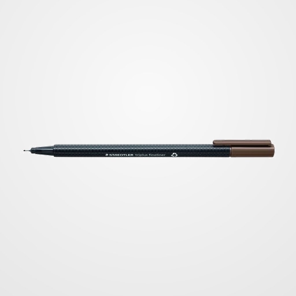 ROTULADOR FIBRA STAEDTLER  334 TRIPLUS FINELINER   SEPIA CALIDO