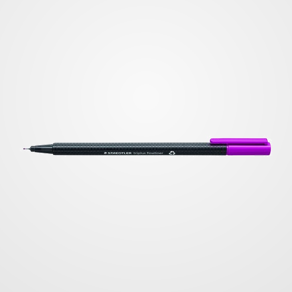 ROTULADOR FIBRA STAEDTLER  334 TRIPLUS FINELINER   VIOLETA OSCURO