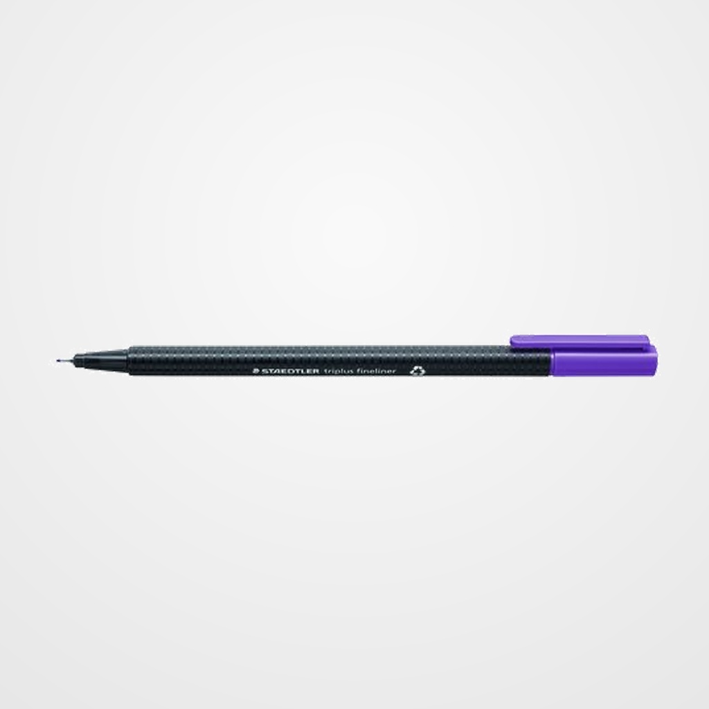 ROTULADOR FIBRA STAEDTLER  334 TRIPLUS FINELINER LILA