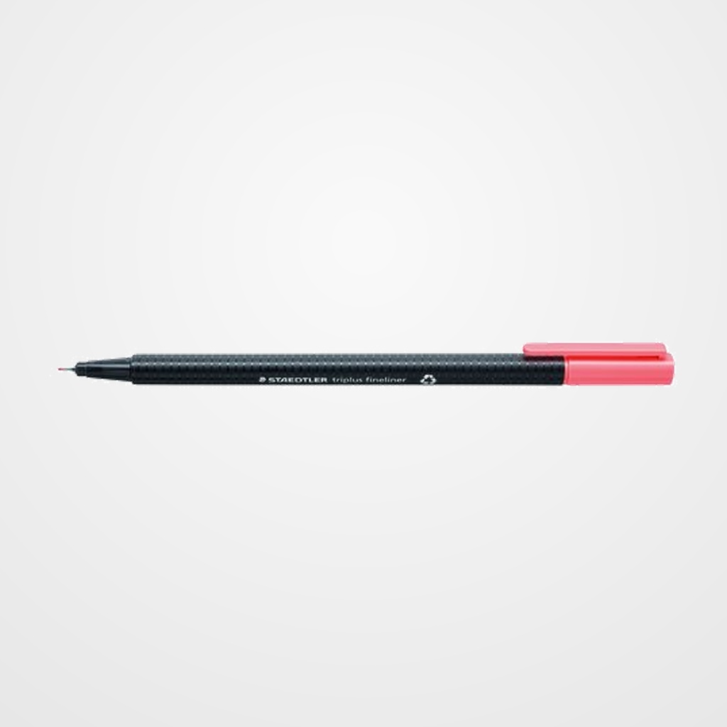 ROTULADOR FIBRA STAEDTLER  334 TRIPLUS FINELINER SALMON