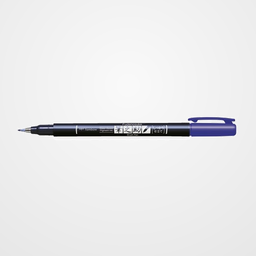 ROTULADOR TOMBOW CALIGRAFIA FUDENOSUKE PUNTA DURA AZUL