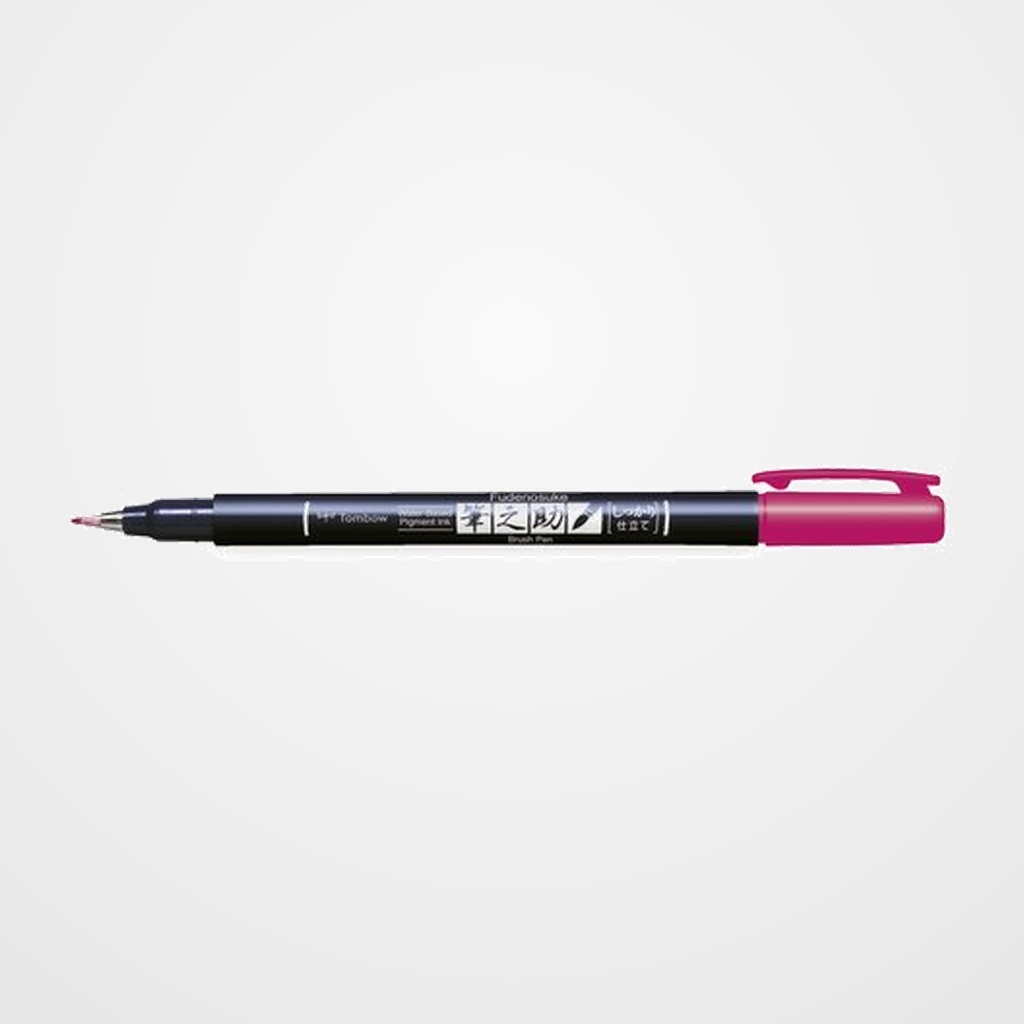 ROTULADOR TOMBOW CALIGRAFIA FUDENOSUKE PUNTA DURA ROSA