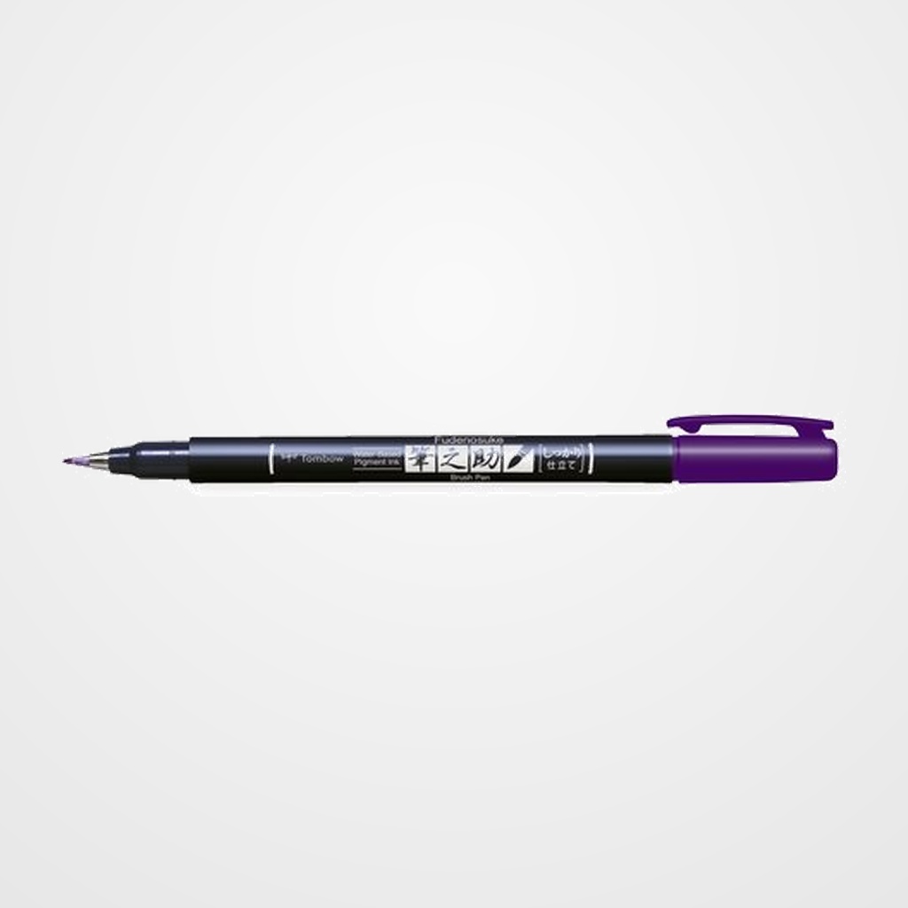 ROTULADOR TOMBOW CALIGRAFIA FUDENOSUKE PUNTA DURA VIOLETA